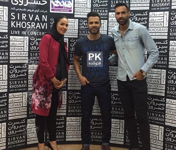 عکس محمد غلامی و همسرش