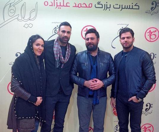 عکس محمد غلامی و همسرش