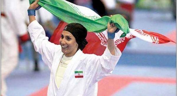 عکس حمیده عباسعلی کاراته