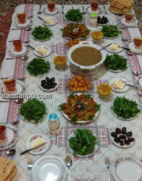 عکس ایده غذا برای مهمانی افطار