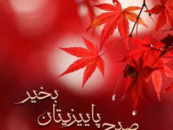 عکس صبح بخیر پاییز