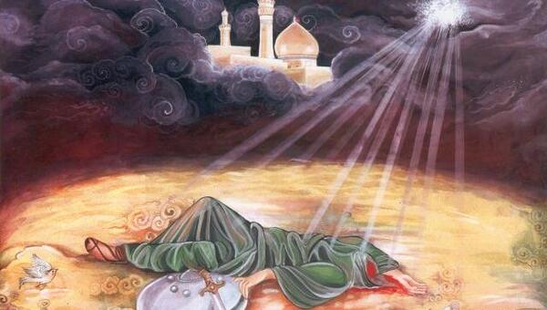 عکس امام حسین سر بریده