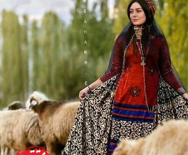 عکس دختر قشقایی زیبا