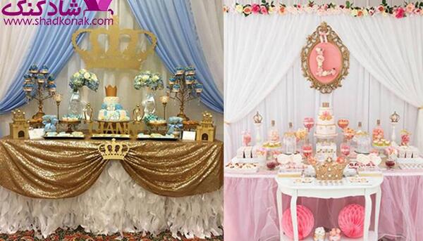 عکس ایده برای رومیزی تولد