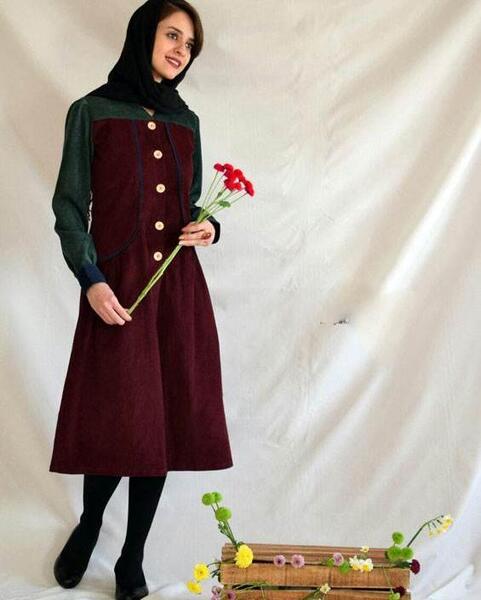 عکس مانتو بلند سنتی