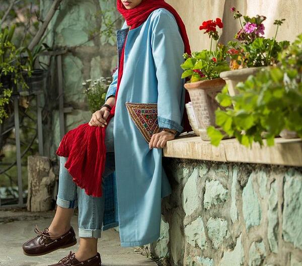 عکس مانتو بلند سنتی