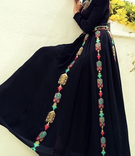 عکس مانتو بلند سنتی