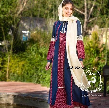 عکس مانتو بلند سنتی