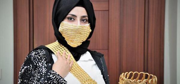 عکس عروس طلادار