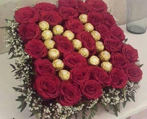 عکس گل رز با حروف n