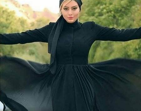 عکس سحر قریشی با مانتو جلو باز