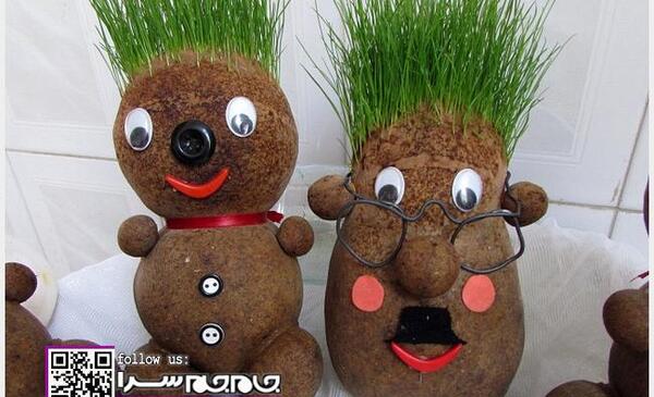 عکس سبزه عید عروسکی