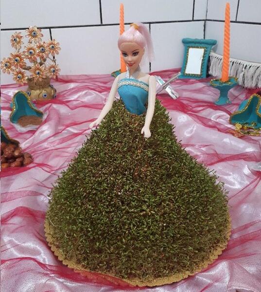 عکس سبزه عید عروسکی