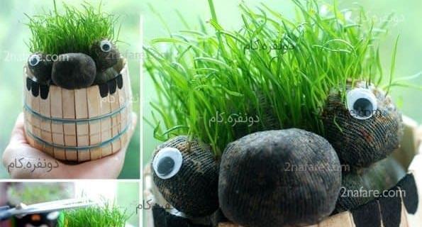 عکس سبزه عید عروسکی