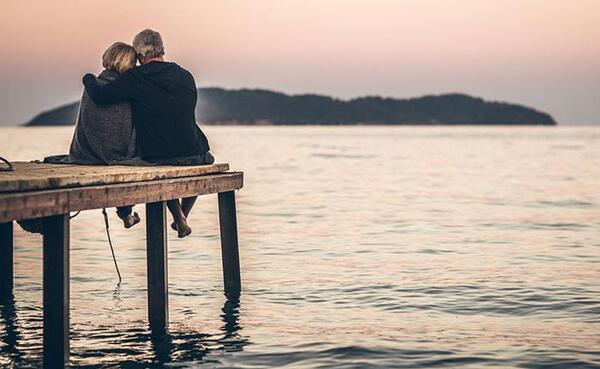 عکس نوشته عاشقانه کنار دریا