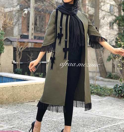 عکس مدل مانتو نیمه بلند جدید