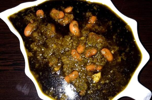 عکس قورمه سبزی رستورانی