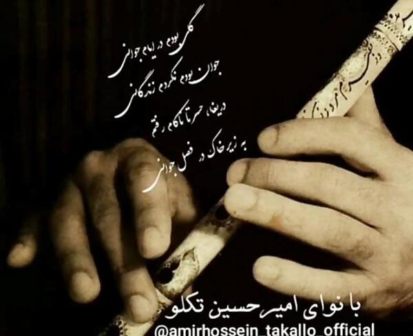 عکس نوشته گلی بودی نه وقت چیدنت بود