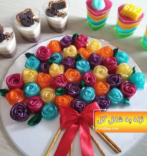 عکس ژله گل