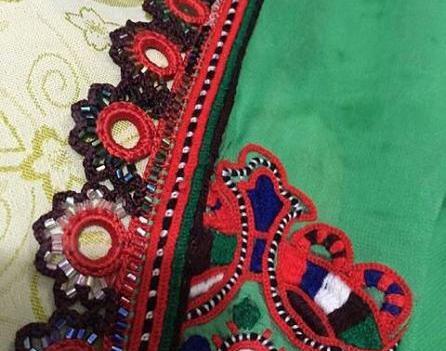عکس انواع کریشی روسری بلوچی