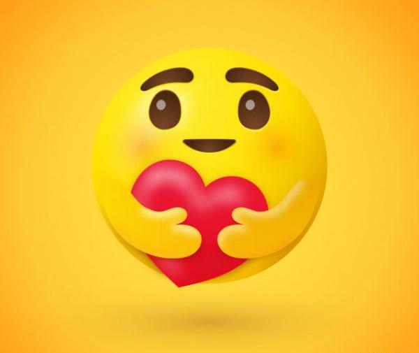 عکس استیکر چشم قلبی
