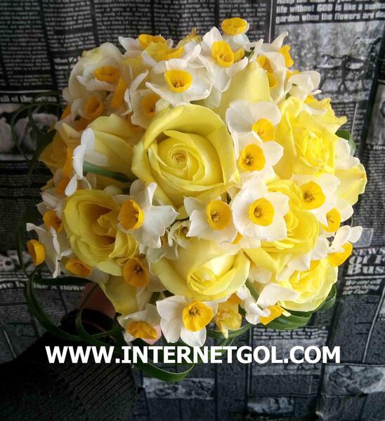 عکس دسته گل کوچک تولد