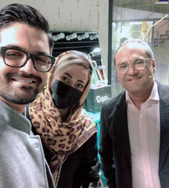 عکس سینا شعبانخانی و همسرش
