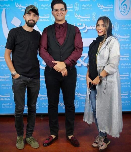 عکس سینا شعبانخانی و همسرش