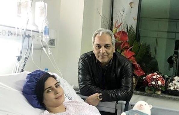 عکس مهران غفوریان در بیمارستان