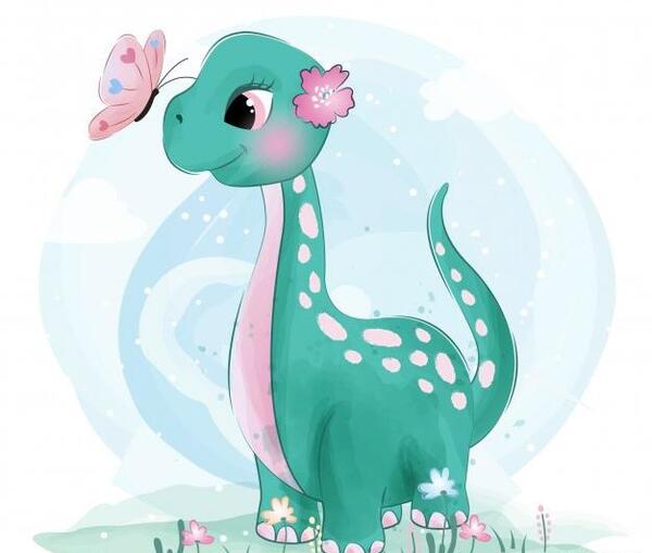 عکس دایناسور کارتونی