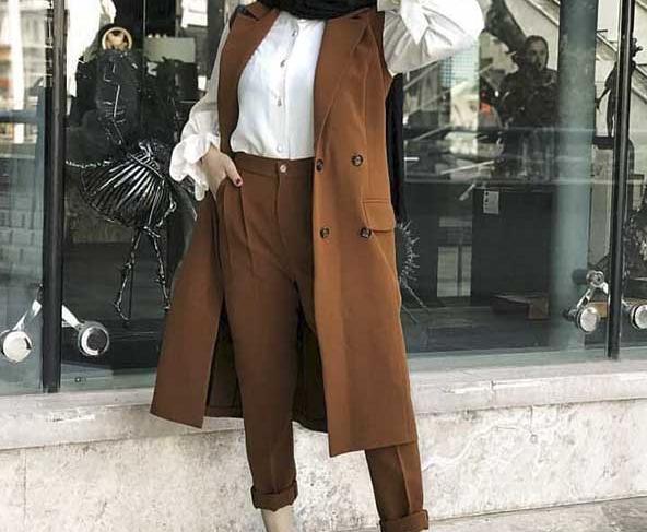 عکس مدل مانتو دخترانه ترکیبی