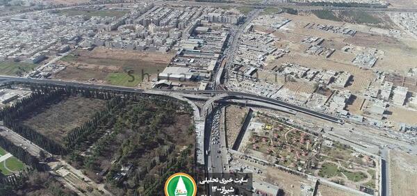 عکس هوایی جهرم
