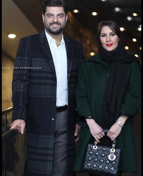 عکس محسن چگینی و همسرش