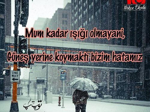 عکس نوشته ترکی باران
