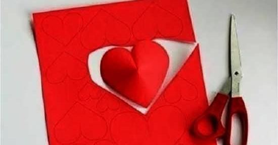 عکس نوشته قلب کاغذی