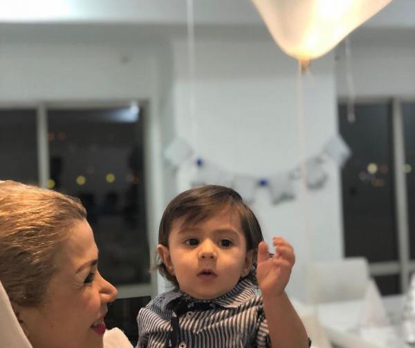 عکس بهنام صفوی و بچه اش