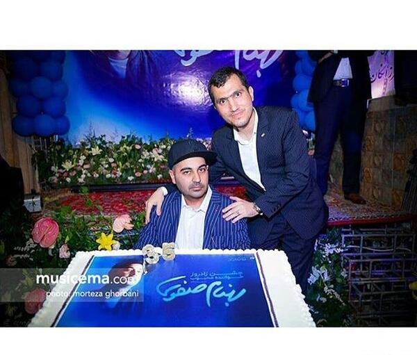 عکس بهنام صفوی و بچه اش