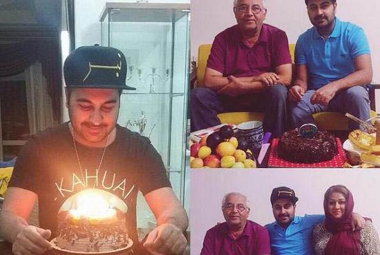 عکس بهنام صفوی و بچه اش