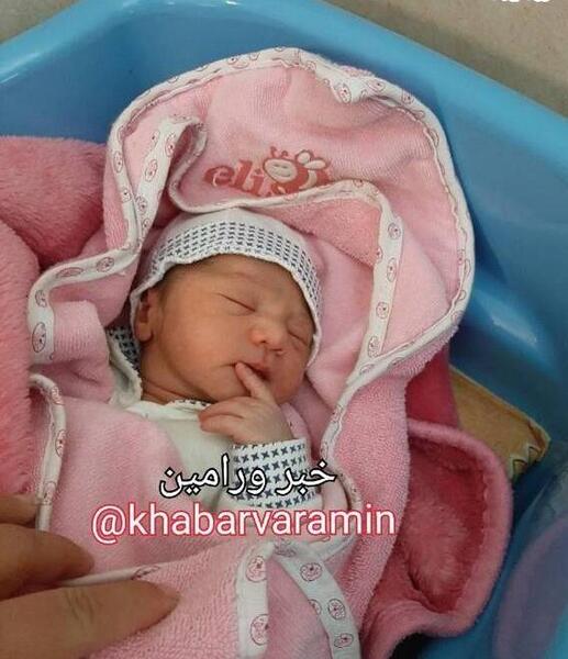 عکس نوزاد چهل روزه