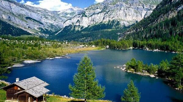 عکس طبیعت زیبای سوئیس