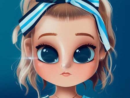عکس پروفایل دخترونه عروسکی
