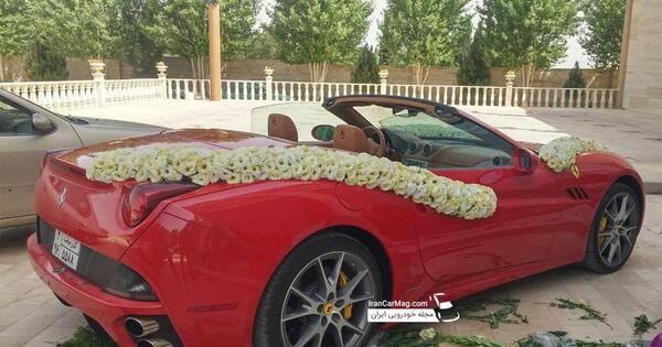 عکس ماشین فراری قرمز در تهران