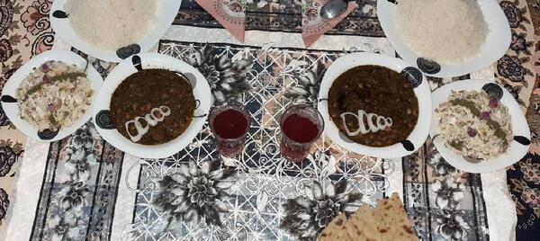 عکس قورمه سبزی شیک