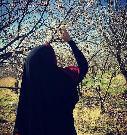عکس چادری بهاری