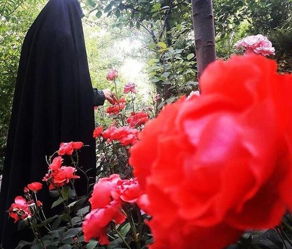 عکس چادری بهاری