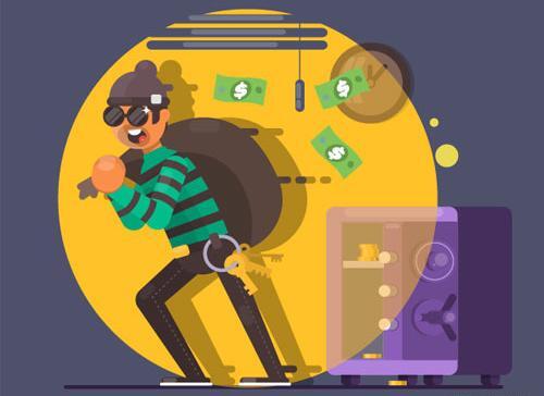 عکس گاوصندوق کارتونی