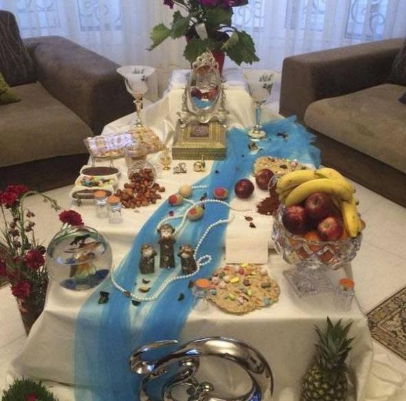 عکس ایده گاو برای سفره هفت سین