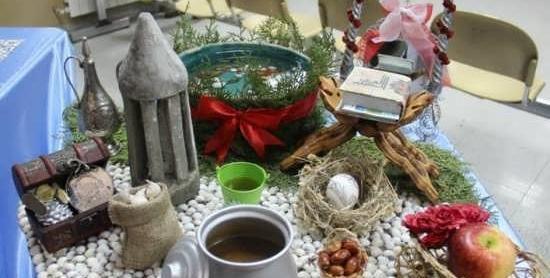 عکس سفره هفت سین با چوب بستنی