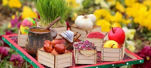 عکس سفره هفت سین با چوب بستنی