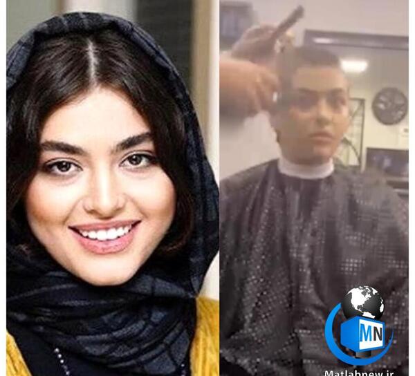 عکس جدید ریحانه پارسا با موهای کوتاه